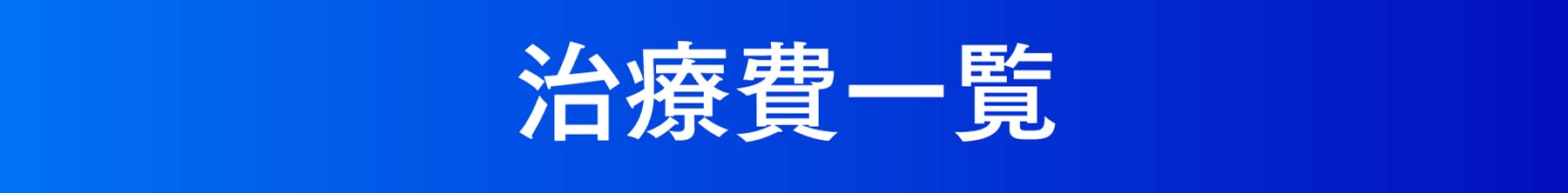 治療費一覧